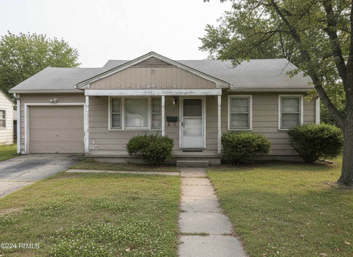 House before repaint